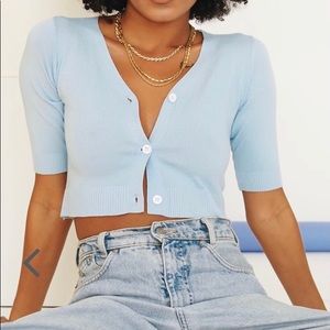Verge Girl Cropped Knit Top